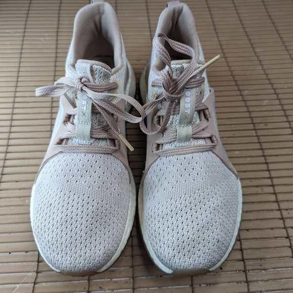 Adidas Pure Boost X Womens Size 9 Athletic Running Shoes Tan Pink BB6092 - Picture 3 of 11